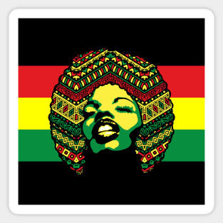 Mama Africa face Sticker